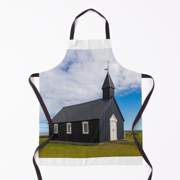 Item preview, The black budir church in Iceland designed and sold by pietrofoto.