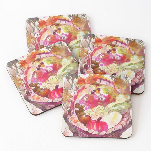 Item preview, Colorful fruits and vegetables in a basket designed and sold by AnnArtshock.