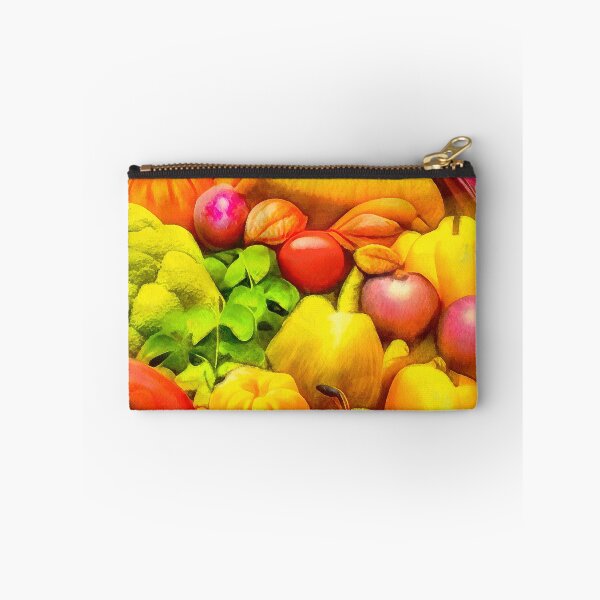 Item preview, Fruits and vegetables in a basket digital art designed and sold by AnnArtshock.