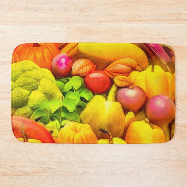 Item preview, Fruits and vegetables in a basket digital art designed and sold by AnnArtshock.