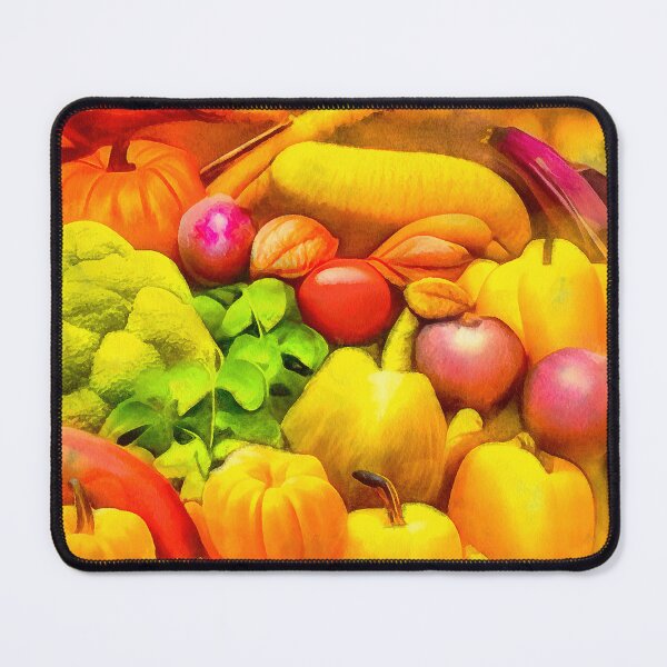 Item preview, Fruits and vegetables in a basket digital art designed and sold by AnnArtshock.