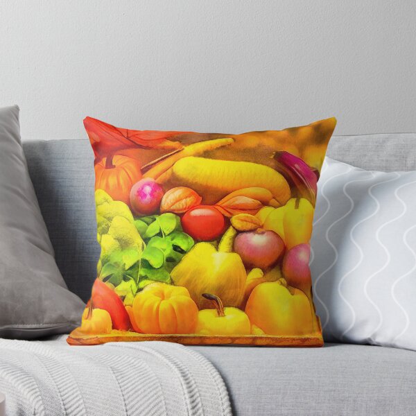 Item preview, Fruits and vegetables in a basket digital art designed and sold by AnnArtshock.