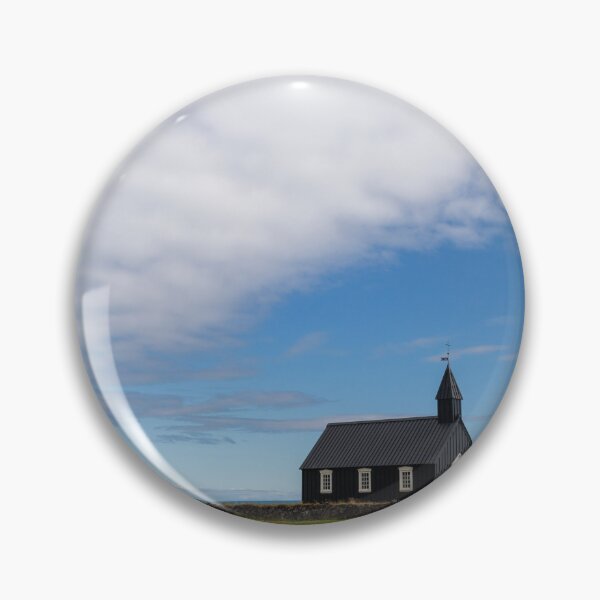 Item preview, The Budir  black church in Iceland designed and sold by pietrofoto.