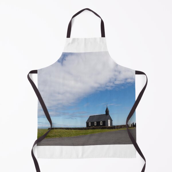 Item preview, The Budir black church in Iceland designed and sold by pietrofoto.