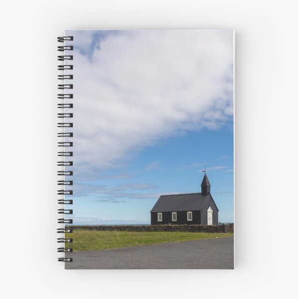 Item preview, The Budir  black church in Iceland designed and sold by pietrofoto.