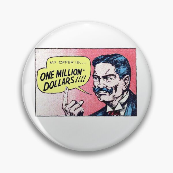 Item preview, MY OFFER ONE MILLION DOLLARS designed and sold by QuirkyDesign101.