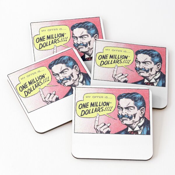Item preview, MY OFFER ONE MILLION DOLLARS designed and sold by QuirkyDesign101.
