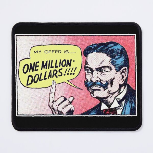Item preview, MY OFFER ONE MILLION DOLLARS designed and sold by QuirkyDesign101.