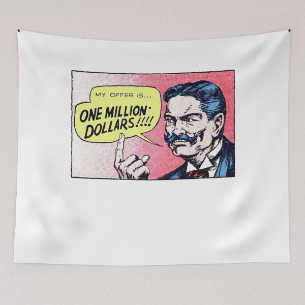 Item preview, MY OFFER ONE MILLION DOLLARS designed and sold by QuirkyDesign101.