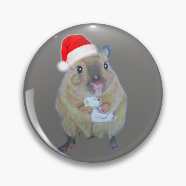 Item preview, Rat cute animal Christmas hat designed and sold by Julieford.