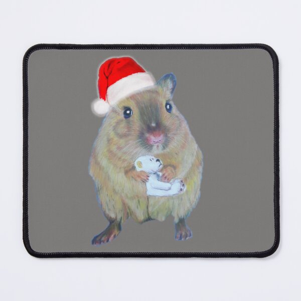 Item preview, Rat cute animal Christmas hat designed and sold by Julieford.