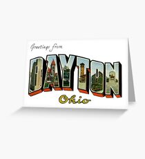 Greetings from Dayton, Ohio Greeting Card
