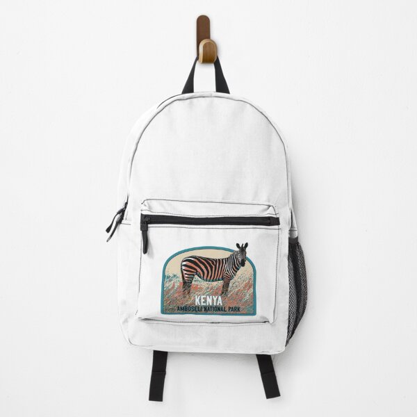 Item preview, Amboseli national park Kenya Africa vintage travel safari decal, african zebra designed and sold by Lemomo-zoo.