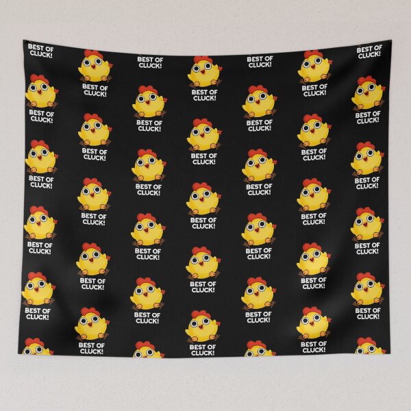 Item preview, Best Of Cluck Funny Chicken Puns (Dark BG) designed and sold by punnybone.
