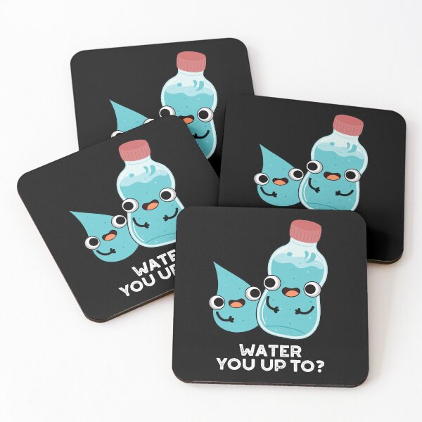 Item preview, Water You Up To Funny Water Puns (Dark BG) designed and sold by punnybone.