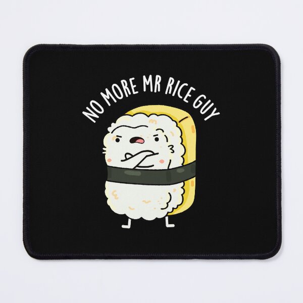Item preview, No More Mr Rice Guy Funny Sushi Puns (Dark BG) designed and sold by punnybone.