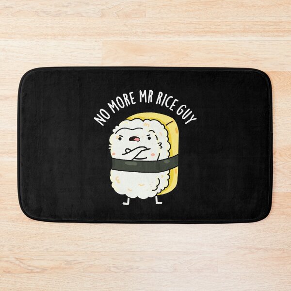 Item preview, No More Mr Rice Guy Funny Sushi Puns (Dark BG) designed and sold by punnybone.