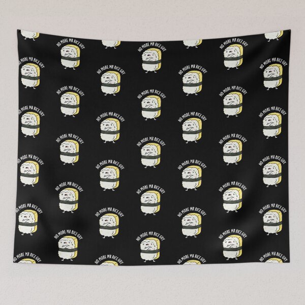 Item preview, No More Mr Rice Guy Funny Sushi Puns (Dark BG) designed and sold by punnybone.