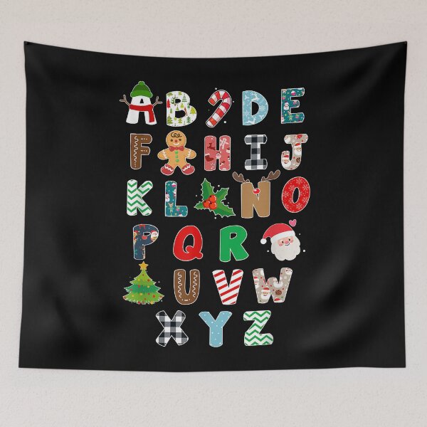 Item preview, Christmas Alphabet A.B.C Xmas Costume Preschool Teacher designed and sold by IsraelCastro.