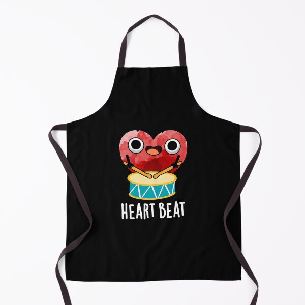 Item preview, Heart Beat Funny Drummer Puns (Dark BG) designed and sold by punnybone.