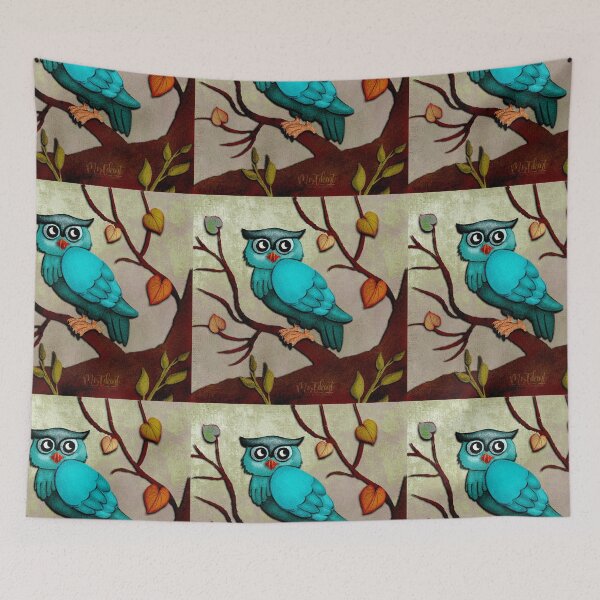 Item preview, Owl in the garden designed and sold by MoTekent.