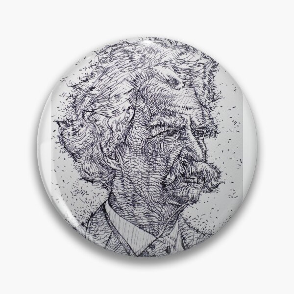 Item preview, MARK TWAIN - ink portrait .1 designed and sold by lautir.