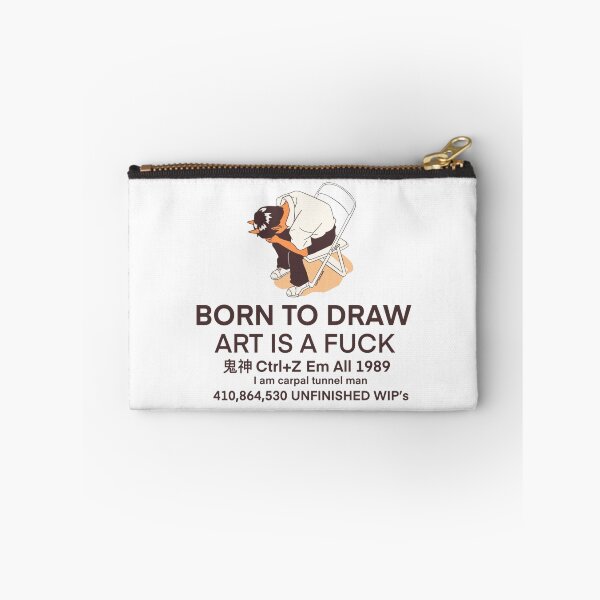 Item preview, Born to draw art is a fuck  designed and sold by Handrixx.