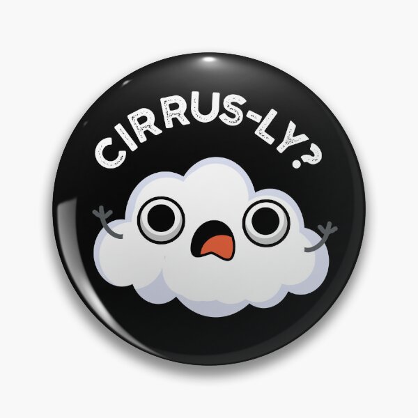 Item preview, Cirrusly Weather Funny Cloud Puns (Dark BG) designed and sold by punnybone.
