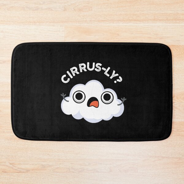Item preview, Cirrusly Weather Funny Cloud Puns (Dark BG) designed and sold by punnybone.