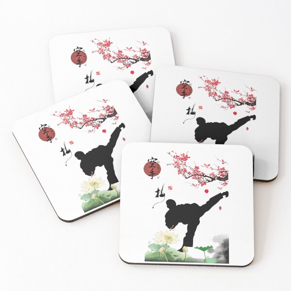 Item preview, Karate Instructor Cherry Blossom Design - Japanese Calligraphy For A Karate Lover designed and sold by TheKarateStore.