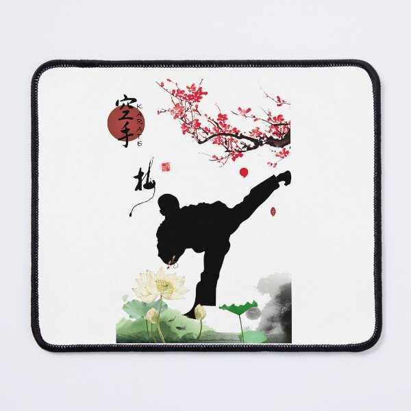 Item preview, Karate Instructor Cherry Blossom Design - Japanese Calligraphy For A Karate Lover designed and sold by TheKarateStore.