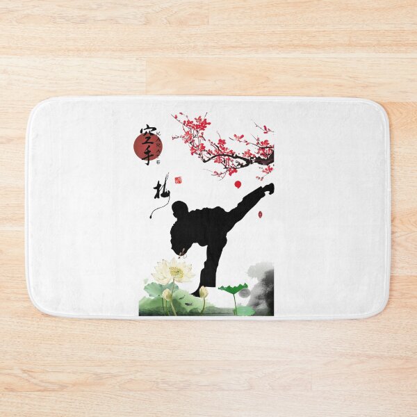 Item preview, Karate Instructor Cherry Blossom Design - Japanese Calligraphy For A Karate Lover designed and sold by TheKarateStore.