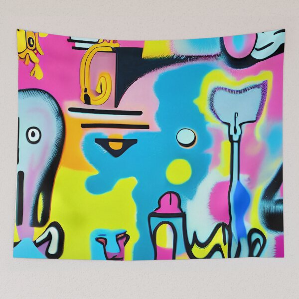 Item preview, vbstrvctivsm- friends (Abstract Art 73) designed and sold by vbstrvctivsm.