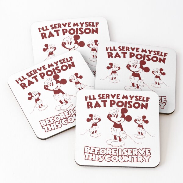 Item preview, I'll serve myself rat poison before i serve this country designed and sold by Handrixx.