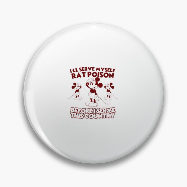 Item preview, I'll serve myself rat poison before i serve this country designed and sold by Handrixx.