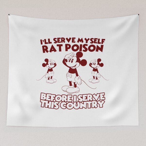 Item preview, I'll serve myself rat poison before i serve this country designed and sold by Handrixx.