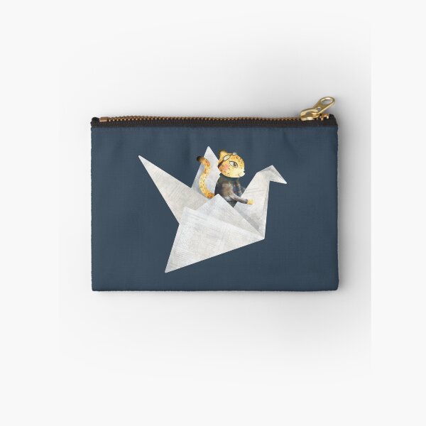 Item preview, leopard blue illustration origami  designed and sold by Sara-Scianname.