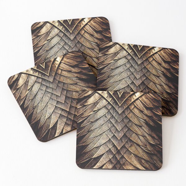 Item preview, Textured bronze metallic pattern designed and sold by AppleElf.