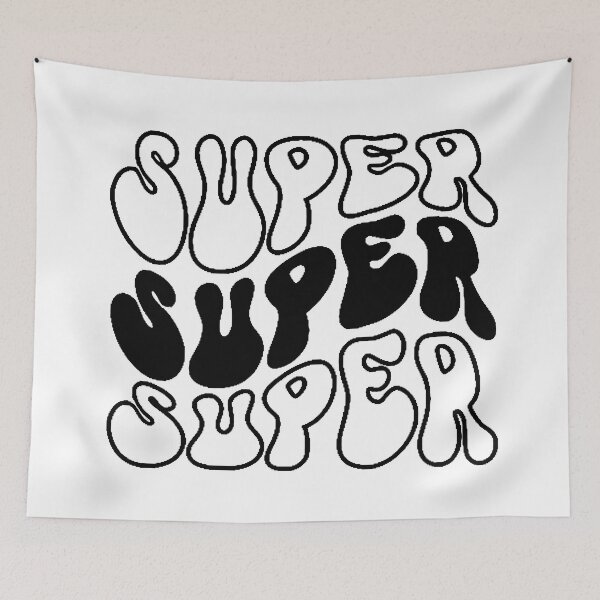 Item preview, Super Super Super SVG (Black) designed and sold by Summer-Winter.