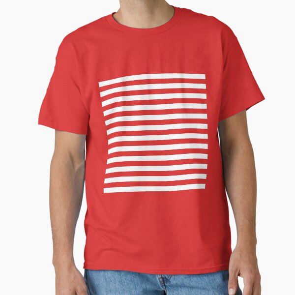 Item preview,  White Stripes Christmas Red Background designed and sold by GemsAnatomy.