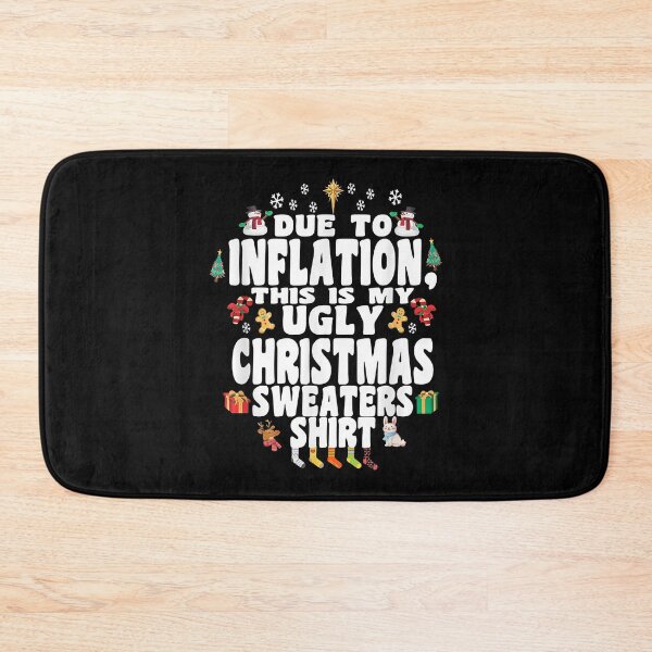 Item preview, Christmas Funny Due to Inflation, This is My Ugly Sweater designed and sold by IsraelCastro.