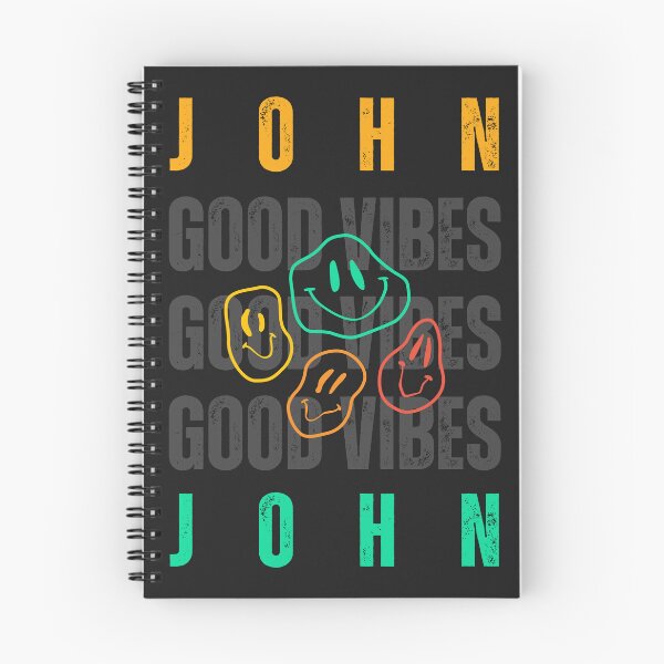 Item preview, JOHN NAME SHIRT: JOHN GOOD VIBES FUNNY TSHIRT.  designed and sold by AlexRelax.