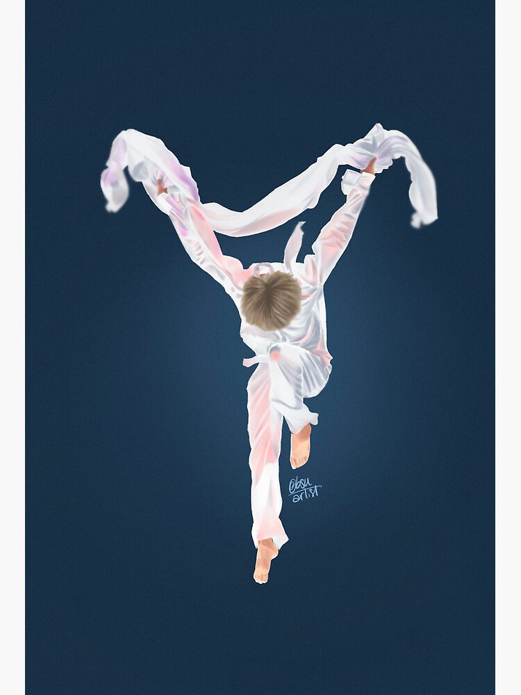 Bts Jimin I need u performance | Art Board Print