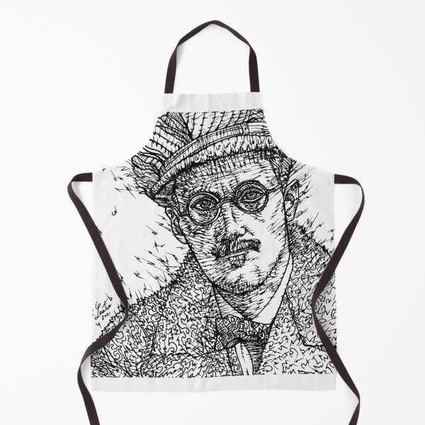 Item preview, JAMES JOYCE - ink portrait .1 designed and sold by lautir.