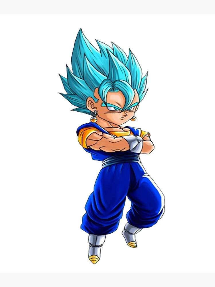 Goku Realistic Super Saiyan Blue Kawaii Chibi Graphic · Creative