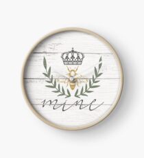 Bee Mine Laurel Print Clock