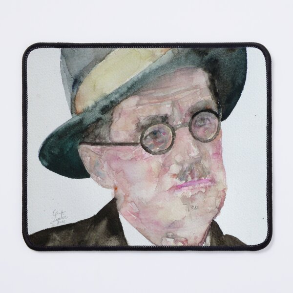 Item preview, JAMES JOYCE - watercolor portrait designed and sold by lautir.