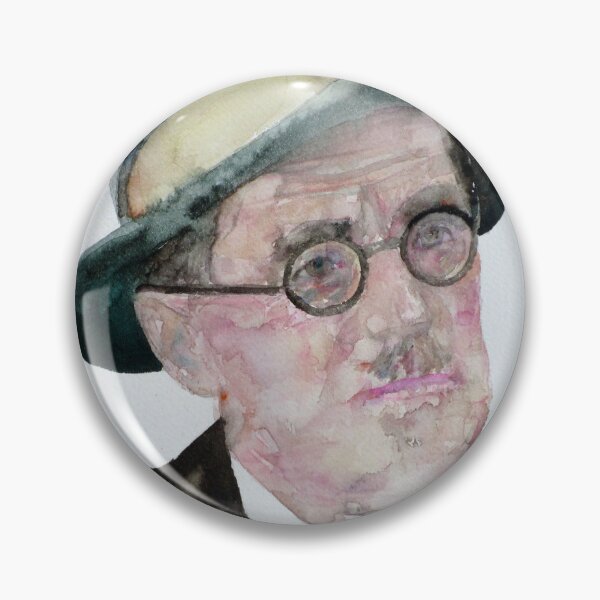 Item preview, JAMES JOYCE - watercolor portrait designed and sold by lautir.