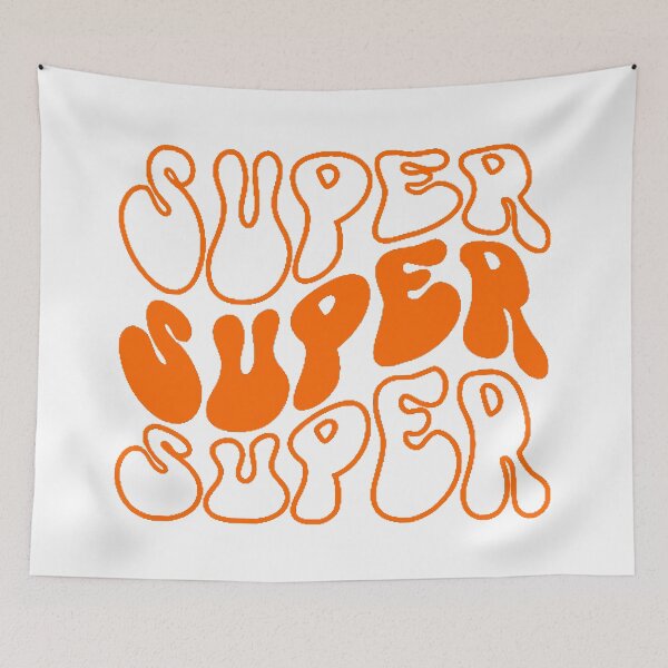 Item preview, Super Super Super SVG (Orange) designed and sold by Summer-Winter.