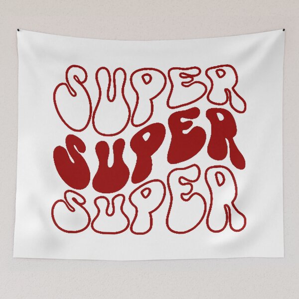 Item preview, Super Super Super SVG (Burgundy) designed and sold by Summer-Winter.